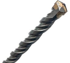 Бур по бетону и кирпичу 2 кромки, 28x460 мм, SDS-Plus МОS-DISTAR MS-B2C28Х460