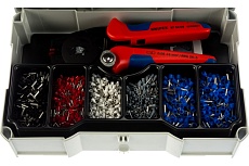 Набор контактных гильз с инструментом для опрессовки Knipex KN-979010