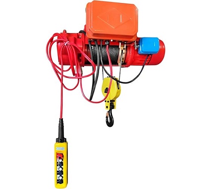 Электрическая канатная передвижная таль OCALIFT CD1 500 кг, высота 6 м, 380в cd5006