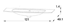 Раковина Jacob Delafon Nona 120 см