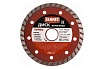 Диск алмазный универсальный Турбо Flex 206-111 DB TB (115x22 мм) Hammer 30695
