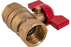 Шаровой кран ProfEco 1/2 ВР-ВР, муфтовый, бабочка, Ду15, Ру20 11Б27п1 PE-12FFB