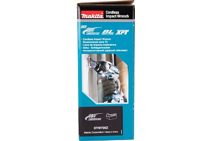 Ударный аккумуляторный гайковерт Makita LXT BL без аккумулятора и ЗУ DTW700Z