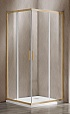 Душевой уголок Vincea Garda VSS-1G100CLG 100x100 брашированное золото, прозрачный