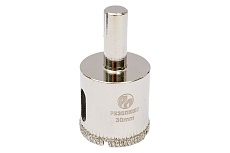 Коронка алмазная без направляющего сверла по стеклу и керамической плитке 30 мм Резолюкс 63030