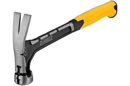 Молоток DeWalt одноэлементный, с прямым гвоздодером, 624 г DWHT0-51064