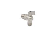 Угловой шаровой кран VRT 1/2'' - 1/2'' нар/нар рукоятка сверху 522219