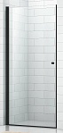 Душевая дверь Cezares ECO-O-B-1-90-C-NERO 90x190 прозрачная