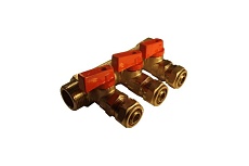 Коллектор VRT 1x20, с 3-мя кранами 504167