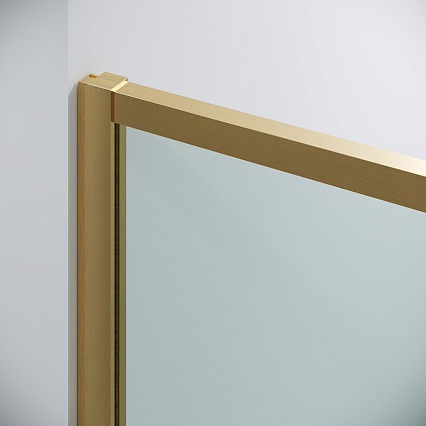 Душевая дверь Grossman Galaxy 140x195 прозрачное, золото сатин 100.K33.01.140.32.00