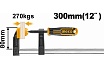 F-образная струбцина Ingco 80x300 мм HFC020802