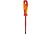 Диэлектрическая отвертка SL5.5х125мм, CrMo, до 1000В Gross 12943