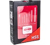 Набор машинно-ручных метчиков HSS M3-M12+вороток+сверла, 15шт RUKO 245004