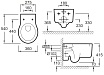 Подвесной унитаз Jacob Delafon Formilia Viragio E4773-00 с сиденьем