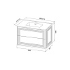 Тумба с раковиной Iddis Oxford Neo 80 см белый матовый OXN80W0i95K