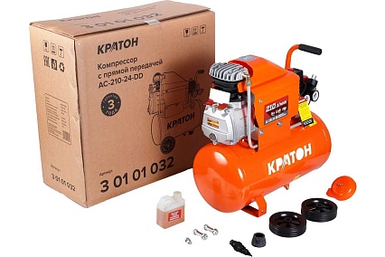 Компрессор с прямой передачей Кратон AC-210-24-DD 3 01 01 032