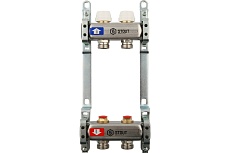 Коллектор из нержавеющей стали без расходомеров STOUT 2 выхода SMS 0922 000002