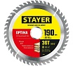 Пильный диск по дереву Stayer Optima 190x20/16 мм, 36Т, оптимальный рез 3681-190-20-36_z01