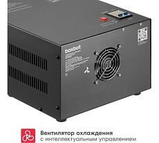 Стабилизатор напряжения автоматический Boxbot WVS 10000, 10 кВт, клеммник+розетка, настенный/напольный, LCD-дисплей, настройка задержки, байпас 901068.WVS10000(2)-2