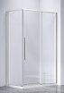Душевой уголок Vincea Слим-Н (Slim-N) VSR-4SN8013CLBN 130x80 брашированный никель, прозрачное