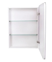 Зеркальный шкаф Style Line Каре 60 см с подсветкой, белый СС-00002274