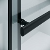 Душевая перегородка Niagara Nova NG-671-12BLACK 120x200 прозрачная, профиль черный матовый