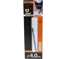 Сверло по стеклу и керамике 4x60 мм GRAFF 800462