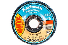Диск лепестковый Inox (115х22 мм; Р60) Karbosan KAR-982100