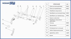 Смеситель для душа WasserKRAFT Weser 7802