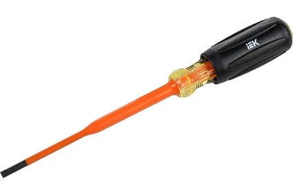 Отвертка IEK Arma2l 5 диэлектрическая slim sl3,5x100 т3 A2L5-SC31-T3-SL-35-100
