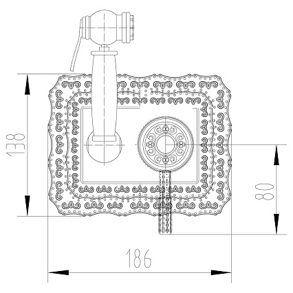 Гигиенический душ Lemark Jasmine LM6619B со смесителем, бронза