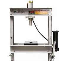 Пресс гидравлический Rossvik 20 тонн, напольный, с педалью, цвет серый RAL 7040 HJ0805C.7040