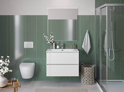 Мебель для ванной BelBagno Uno-Mini 90 см Bianco Opaco