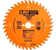 Диск пильный по дереву (165х20х2,2/1,6 мм; Z40) CMT 292.165.40H
