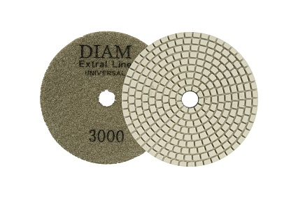Круг алмазный гибкий шлифовальный Extra Line Universal №3000 (100х2.5 мм; сухая/мокрая) Diam 678
