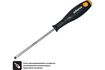 Шлицевая отвертка Inforce SL5x125 06-09-60