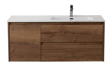 Тумба с раковиной BelBagno Kraft 120 см, 2 ящика, 1 дверца, правая