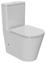 Унитаз компакт Point Виктория PN42061 безободковый, белый