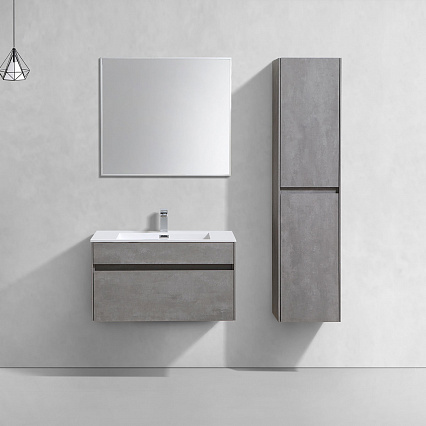 Мебель для ванной Vincea Chiara 80 см Cement