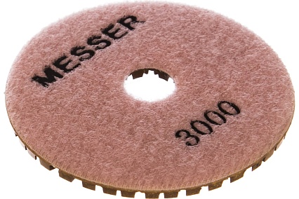Алмазный гибкий шлифовальный круг (100 мм; MESH 3000) Messer 02-03-107