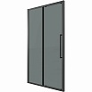 Душевая дверь Grossman Cosmo 100x195 тонированное, черный матовый 100.K33.02.100.21.10