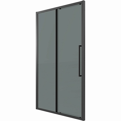 Душевая дверь Grossman Cosmo 100x195 тонированное, черный матовый 100.K33.02.100.21.10