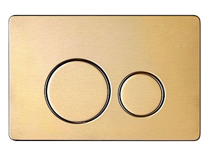 Кнопка смыва AQUAme AQM4111BG золото шлифованное Кнопка смыва AQUAme AQM4111BG золото шлифованное