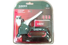 Степлер GREPP ручной 3 в 1, скоба U10-12 мм, T10-14мм, 140 4-14мм 204-301