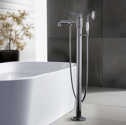 Напольный смеситель Aquatek Классик AQ1545CR хром