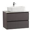 Мебель для ванной BelBagno Kraft 70 см со столешницей, эмаль, Темно-серый матовый