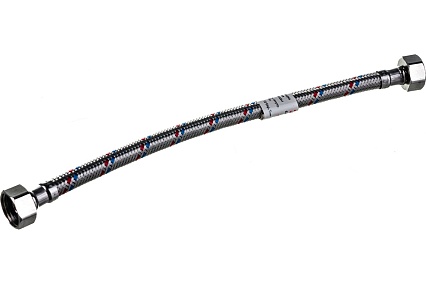 Гибкая подводка для воды (30 см; 1/2"; гайка-гайка) Valtec VTf.001.IS.0404030