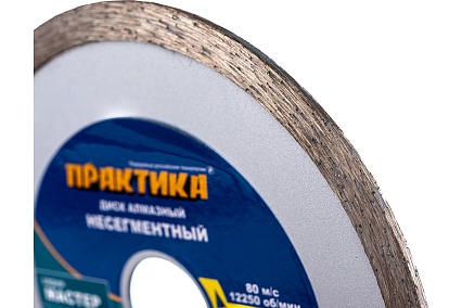 Диск алмазный Мастер (125х22.2 мм) Практика 030-627