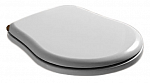 Крышка-сиденье Kerasan Retro 108601 с микролифтом, белый/бронза