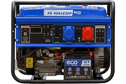 Бензиновый генератор Eco PE-9001E3FP
